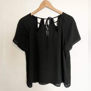 Goldray Saima Keyhole Blouse - short sleeve